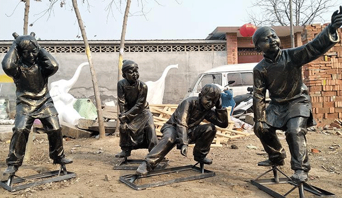 放鞭炮銅雕塑制作.gif 放鞭炮銅雕塑制作.gif